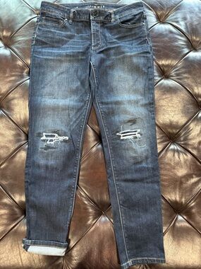 White House Black Market Men’s Slim Straight Jeans - Dark Blue